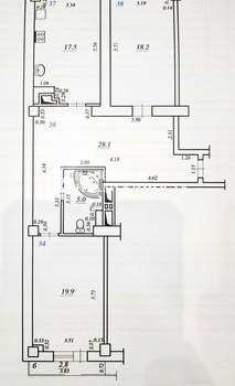 2-к квартира, вторичка, 89м2, 14/18 этаж