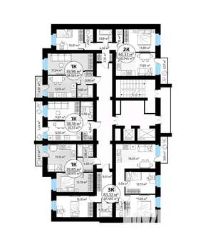 3-к квартира, вторичка, 83м2, 7/18 этаж