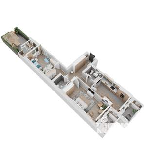 2-к квартира, вторичка, 87м2, 1/8 этаж