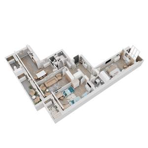 3-к квартира, вторичка, 123м2, 2/8 этаж