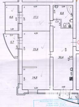 3-к квартира, вторичка, 110м2, 5/19 этаж
