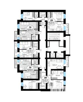 1-к квартира, вторичка, 40м2, 8/18 этаж