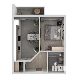 1-к квартира, вторичка, 34м2, 1/18 этаж