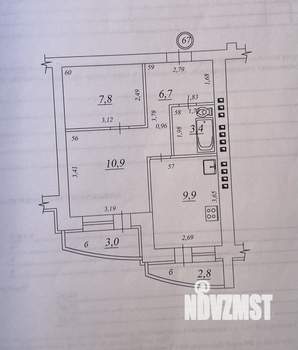 1-к квартира, вторичка, 39м2, 4/10 этаж