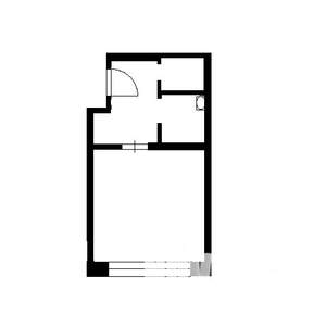 1-к квартира, вторичка, 18м2, 1/5 этаж