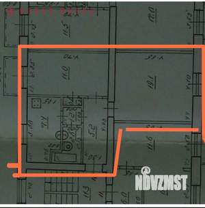 2-к квартира, вторичка, 47м2, 2/2 этаж