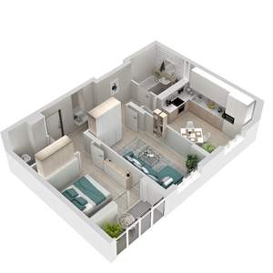 2-к квартира, вторичка, 60м2, 10/24 этаж