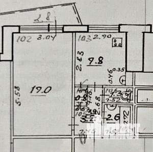 1-к квартира, вторичка, 34м2, 11/12 этаж