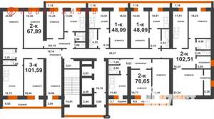 3-к квартира, вторичка, 101м2, 7/12 этаж