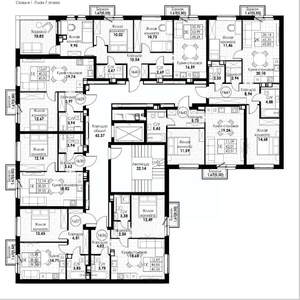 1-к квартира, вторичка, 39м2, 7/8 этаж