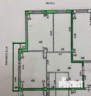 2-к квартира, сданный дом, 71м2, 8/12 этаж