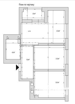 2-к квартира, вторичка, 56м2, 17/23 этаж