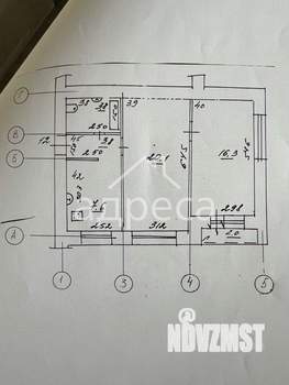2-к квартира, вторичка, 52м2, 4/12 этаж