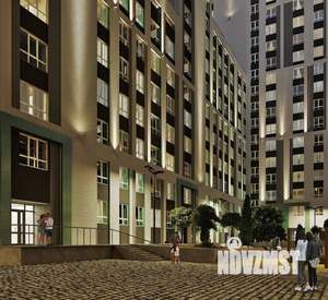 1-к квартира, строящийся дом, 44м2, 19/19 этаж