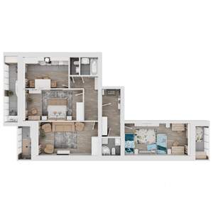 3-к квартира, вторичка, 106м2, 8/8 этаж