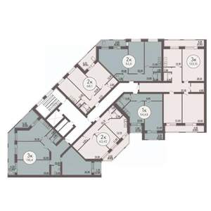 3-к квартира, вторичка, 118м2, 8/8 этаж