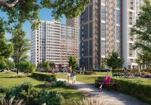 2-к квартира, строящийся дом, 62м2, 7/15 этаж