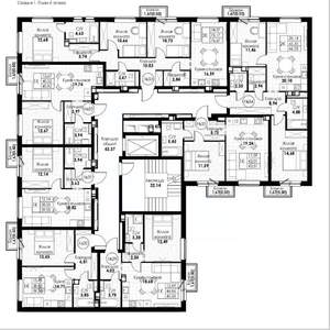 1-к квартира, вторичка, 39м2, 6/8 этаж
