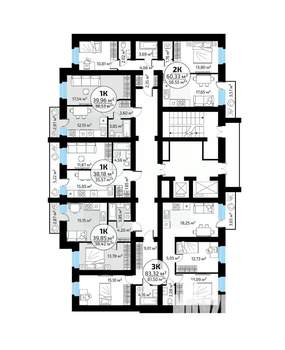 1-к квартира, вторичка, 40м2, 11/18 этаж