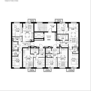 2-к квартира, вторичка, 62м2, 2/8 этаж
