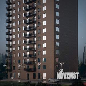 1-к квартира, строящийся дом, 47м2, 10/17 этаж