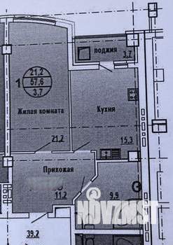 1-к квартира, вторичка, 61м2, 18/25 этаж