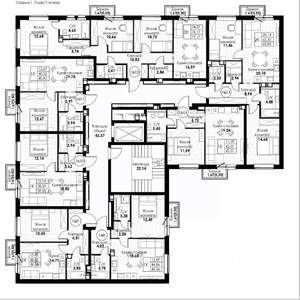 1-к квартира, вторичка, 45м2, 3/8 этаж