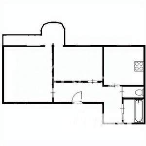 2-к квартира, вторичка, 45м2, 6/9 этаж