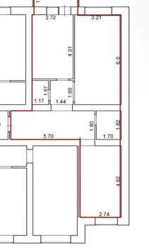 2-к квартира, вторичка, 62м2, 5/16 этаж