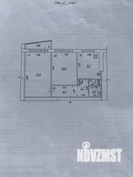 2-к квартира, вторичка, 50м2, 2/5 этаж