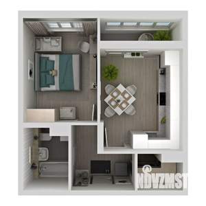 1-к квартира, вторичка, 38м2, 1/24 этаж