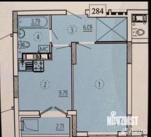 1-к квартира, вторичка, 33м2, 9/23 этаж