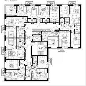 1-к квартира, вторичка, 45м2, 7/8 этаж