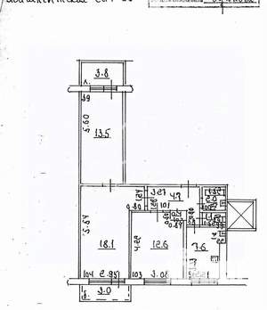 3-к квартира, вторичка, 67м2, 7/9 этаж