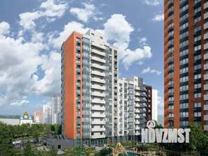 3-к квартира, строящийся дом, 84м2, 4/15 этаж