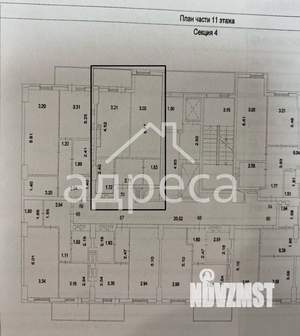 1-к квартира, вторичка, 47м2, 11/19 этаж