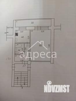 1-к квартира, вторичка, 32м2, 1/5 этаж