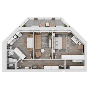 2-к квартира, вторичка, 64м2, 8/8 этаж