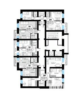 1-к квартира, вторичка, 38м2, 3/18 этаж