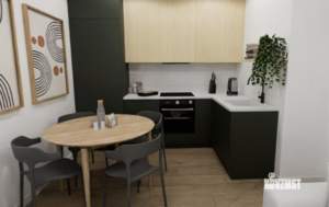 1-к квартира, строящийся дом, 43м2, 4/10 этаж