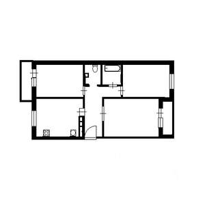 3-к квартира, вторичка, 76м2, 16/17 этаж