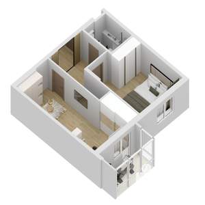 1-к квартира, вторичка, 105м2, 26/27 этаж