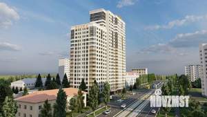 2-к квартира, строящийся дом, 82м2, 25/25 этаж