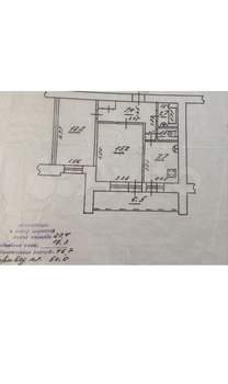 2-к квартира, вторичка, 47м2, 3/9 этаж