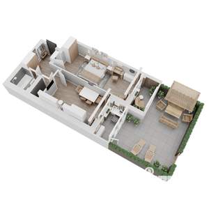 1-к квартира, вторичка, 65м2, 1/8 этаж