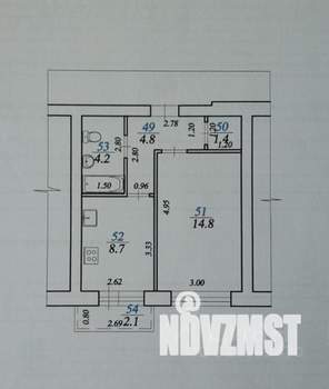 1-к квартира, вторичка, 34м2, 5/6 этаж