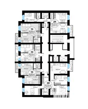 1-к квартира, вторичка, 38м2, 9/18 этаж