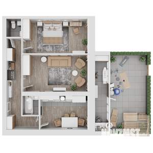 2-к квартира, вторичка, 87м2, 1/8 этаж