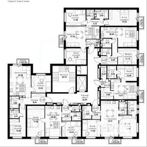 1-к квартира, вторичка, 46м2, 4/8 этаж