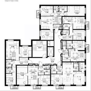 2-к квартира, вторичка, 65м2, 7/8 этаж